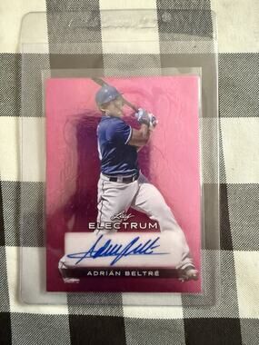 Adrian Beltre 2024 Leaf Electrum Autographed Baseball Card /10